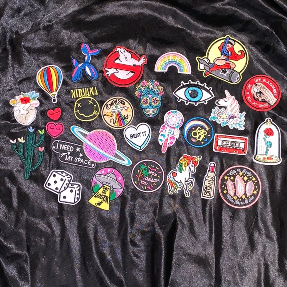 27 NO SEW IRON ON PATCHES!!!!